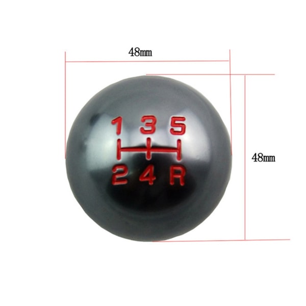 Vaihteen nupin pää Vaihteen nupin cover MUSTA 5 SPEED 5 SPEED Black 5 Speed-5 Speed