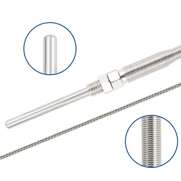 Temperatursensor 3-tråds termistorsond Temperaturdetektor