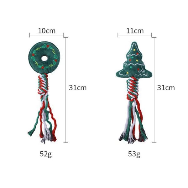 Julehundeleker Rope Toy E E E