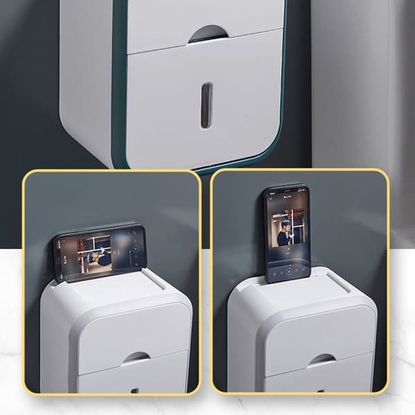Toalettpapirholder Tissue Box GRÅ Grey