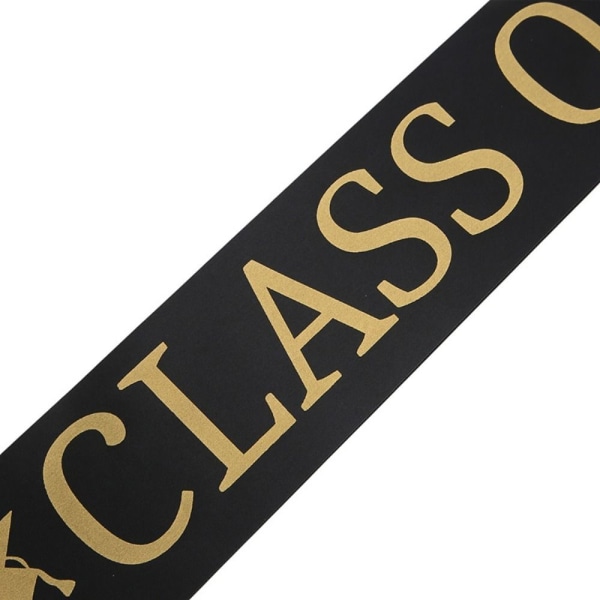 2023 Graduation Sash Valmistunut Satin WHITE white