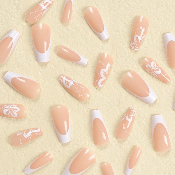 French Fake Nails Ballerina False Nail 1 1 1