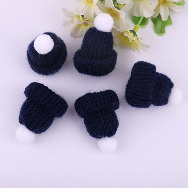 20stk Julehatte Dukkehatte MØRKEBLÅ Dark Blue