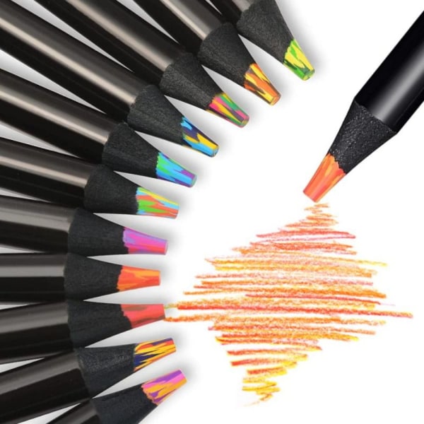 8/12 farger Fargeblyant Rainbow Core Pencil 12 FARGER 12 FARGER 12 Colors