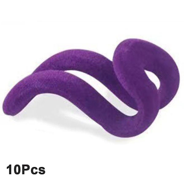 10 kpl Flocking Vaateteline Vaateripustin VILLA purple