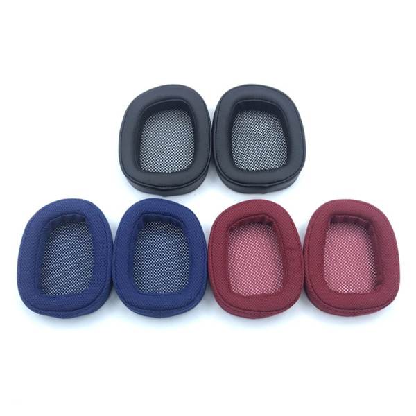 1 par erstatnings øreputer for Logitech Red Net Cloth-Net Cloth