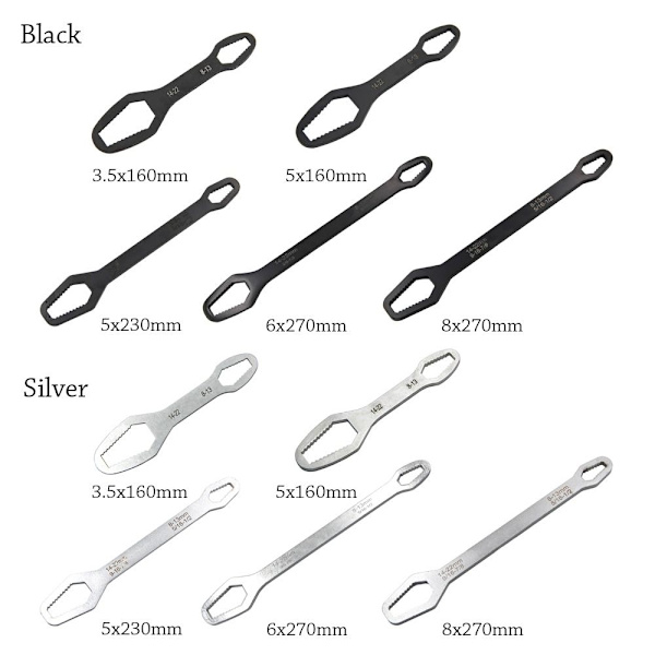 Kiintoavain kuusioavain MUSTA 6X270MM Black 6x270mm