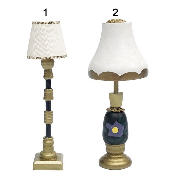 Miniatyr gulvlampe Krystallvegglampe 2 2 2