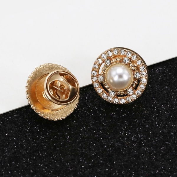 Broscher Pins Rhinestone Button 18MME E 18MME