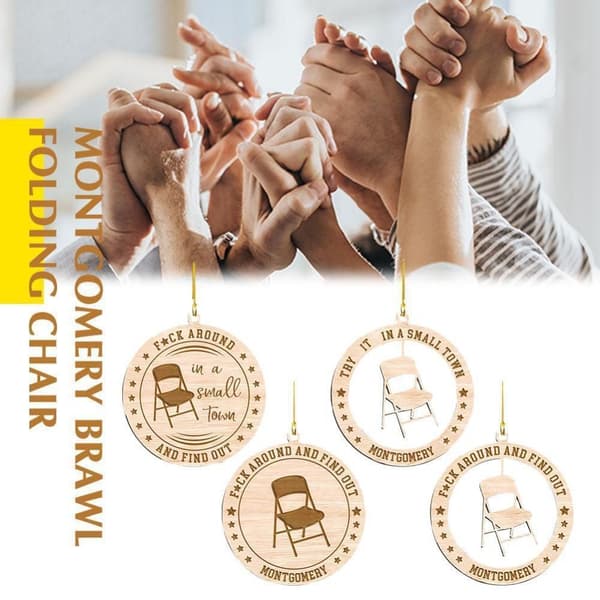 Jul Foldestol Ornament Julevedhæng C C C