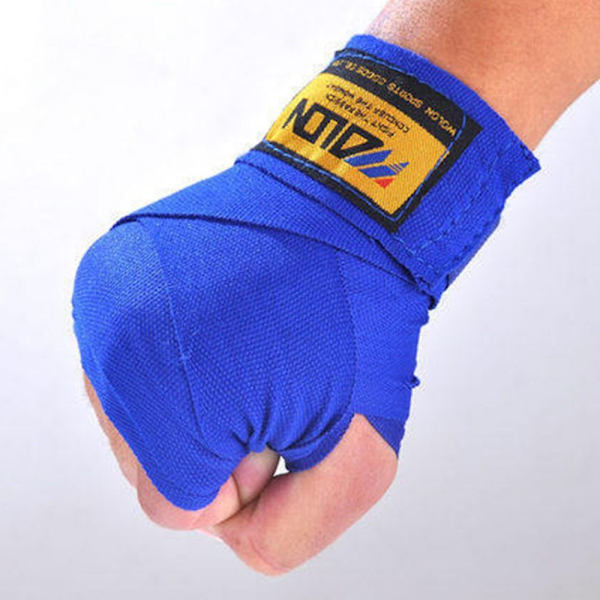 2 rullar Boxningsbandage Boxning Wraps VIT 1,5M White 1.5M