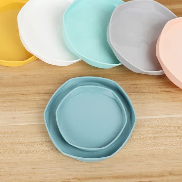 6st växtfat Droppbrickor Plastbrickfat
