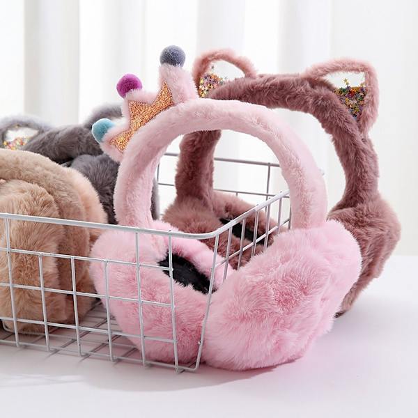 Korvanlämmitin Taitettava cover KISSA KORVAT-TUMMA PINK KISSA KORVAT-TUMMA Cat Ears-Dark Pink