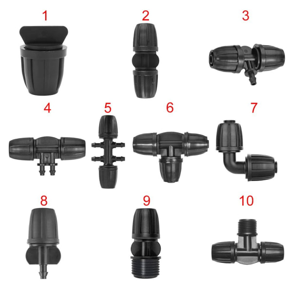 Slangerørkobling Slangekobling 10PCS-7 10PCS-7 10Pcs-7