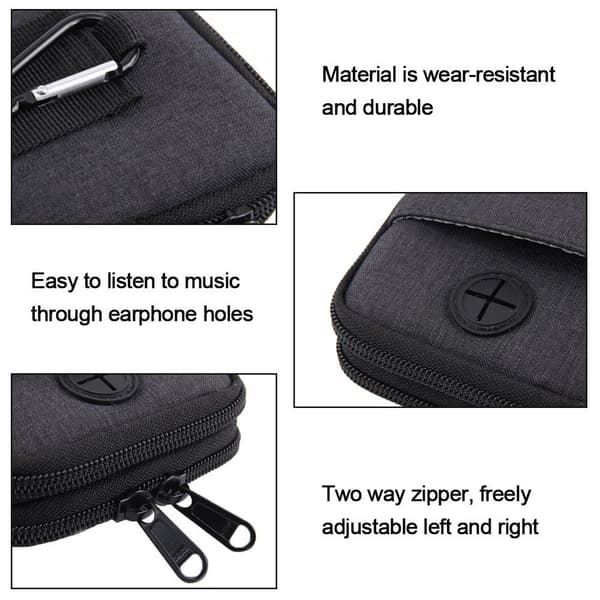 RFID Pas ID Taske Dokumentpung SORT black