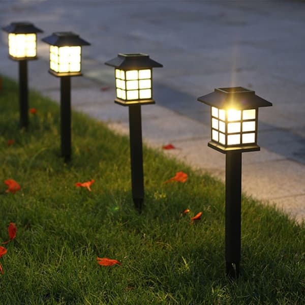 LED Solar Pathway Lights Solar Light VIT LJUS VIT LJUS white light