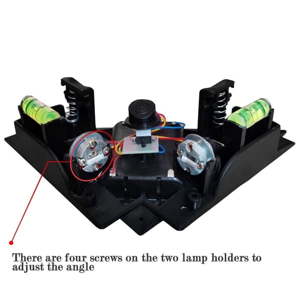 Square Laser Level Laser Tool RÖD Red