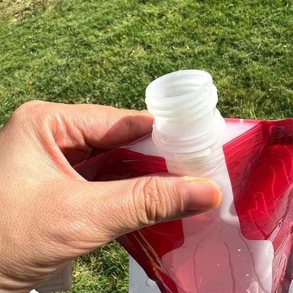 4 Stk Foldevandspose Sammenfoldelig Rødvinspose Plastvinposer 4Pcs