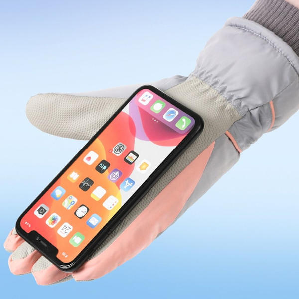 Naiset Pehmohanskat Lumilauta Ski Gloves ORANSSIT orange