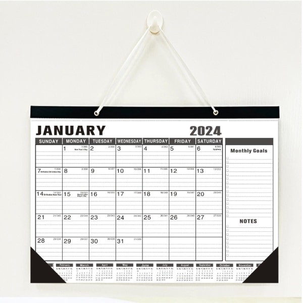 Veggkalender hengende kalender hengende planlegger
