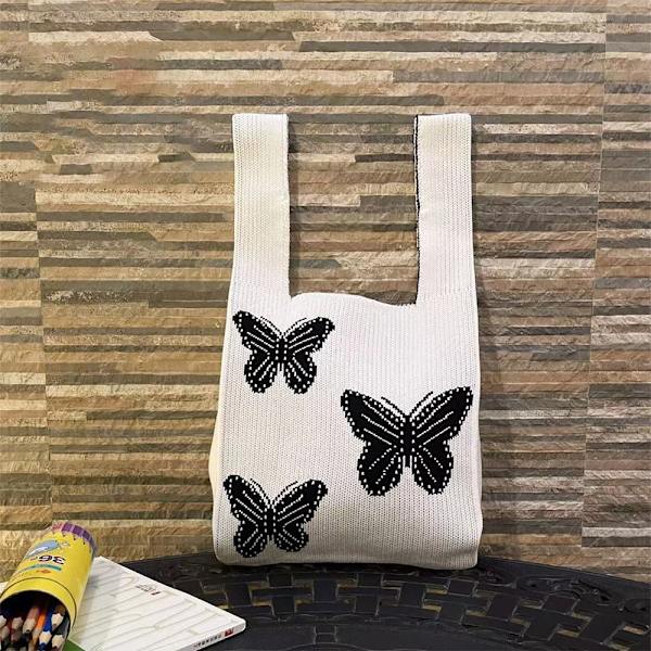 Knit Handbag Kangaskassi BEIGE beige