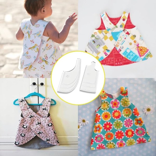 Sømmal for babyvest Sømmønstre for vester S S