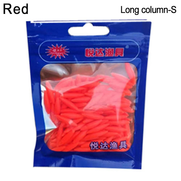 Float Tail Iøjnefaldende bønner Bevægelig Float RØD LANG SØLE-S Red Long column-S-Long column-S