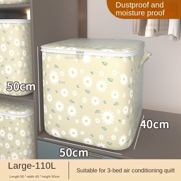 Peittojen säilytyspussi Vaatteiden säilytysastiat BEIGE 56X56X45CM beige 56x56x45cm