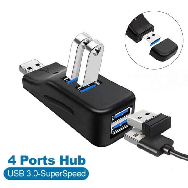 USB 3.0 HUB Utvider 4 USB 3.0 4 USB 3.0 4 USB 3.0