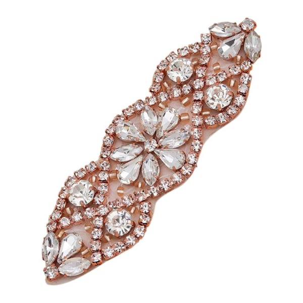 Crystal Decor tekojalokivi applikaatio ROSE GOLD rose gold