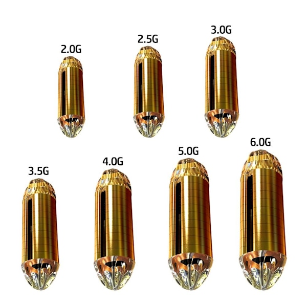6st Bly Sänka Fiske Bly fall 4,0G 4,0G 4.0g