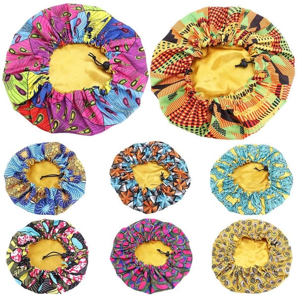 Satin Bonnets Wide Headwrap 2 2 2