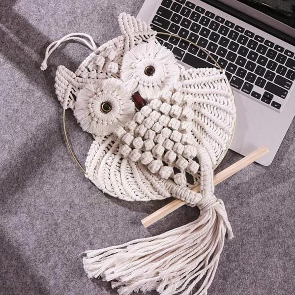 Ugleteppe Boho hengende dekorasjon S S S