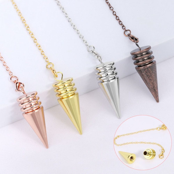 Reiki Pendulum Pendant Pendule Reiki SILVER Silver