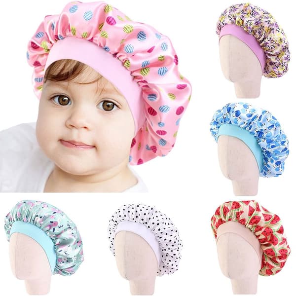 Satin Bonnets Wide Headwrap 2 2 2