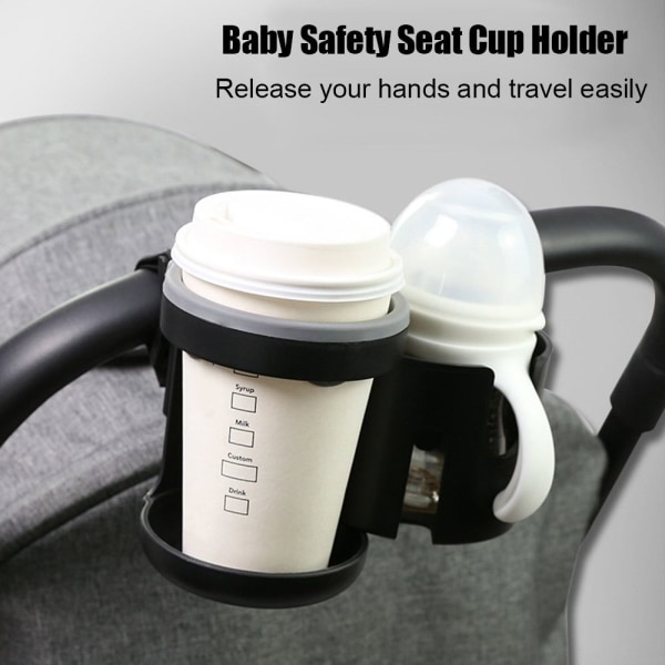 Baby Safety Seat Mugghållare Dubbel Mugghållare