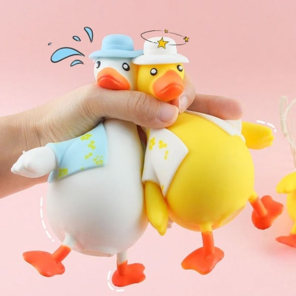 Dekomprimer Dress Up Duck Klem Legetøj GUL S yellow S