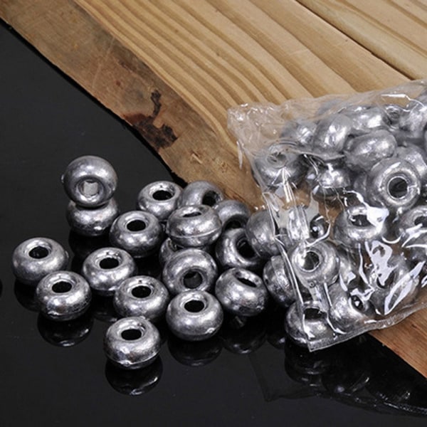 2/3/4/5 stk. Fiskeledningssynker Fiskevægtsynke 40G-2STK 40g-2pcs