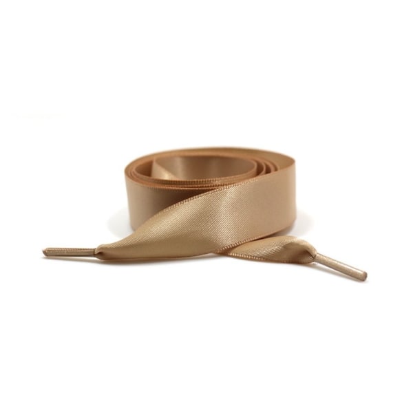 Platta skosnören Satin Ribbon Skosnören KHAKI Khaki