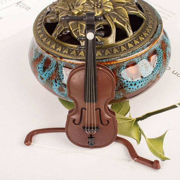 10st Dockskåp Fiol Violinmodell Dockhusdekor 10PCS