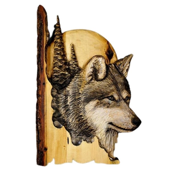 Veistos seinäripustin WOLF WOLF WOLF