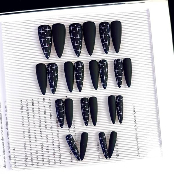 24stk False Nails Super Lang Stiletto