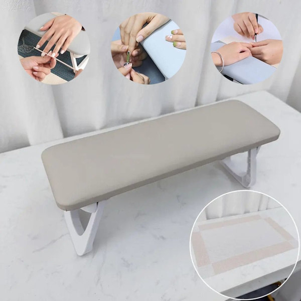 Nagelkuddestöd Manikyr Handstöd A-VITT A-VIT A-White