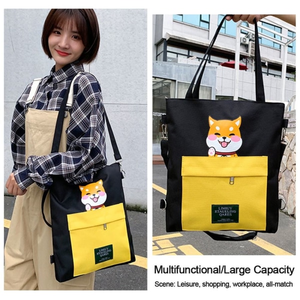 Canvas Bag Tote Bag BLACK3 black3