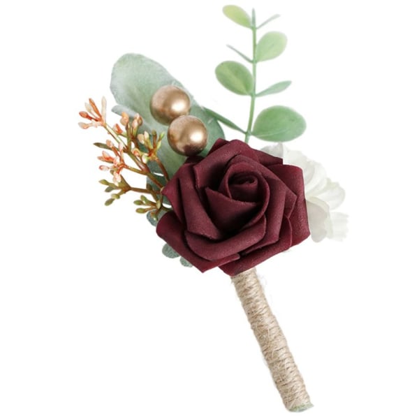 Rose Flower Corsage Broche FARVE 2 FARVE 2 Color 2