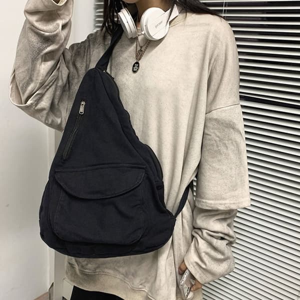 Chest Packs Skuldertaske SORT black