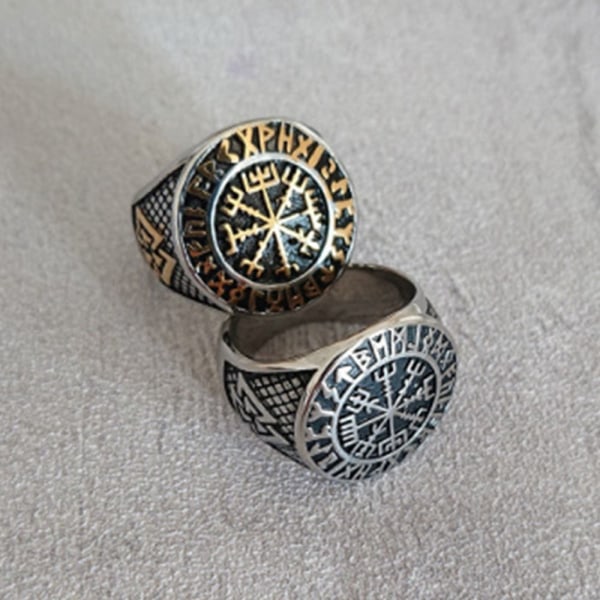 Herrring Viking Ring SILVER 7 Silver 7