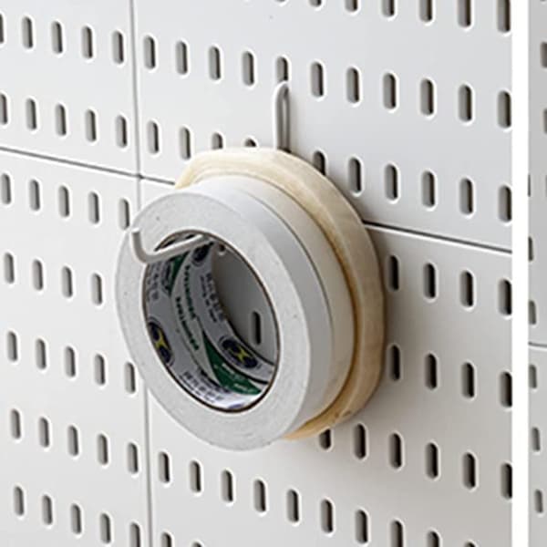 2stk Store Pegboard Kroge L Form Låsekroge