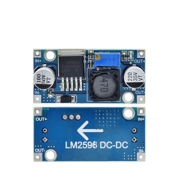 4 stk. Step Down Modul LM2596 Buck Modul
