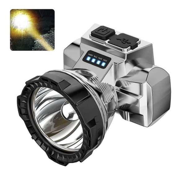 Lang rekkevidde Hodelykt LED Spotlight GUL LYS GUL LYS yellow light